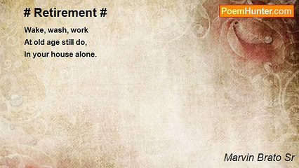 Marvin Brato Sr - # Retirement #