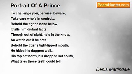 Denis Martindale - Portrait Of A Prince