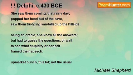 Michael Shepherd - ! ! Delphi, c.430 BCE