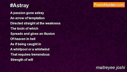 maitreyee joshi - #Astray