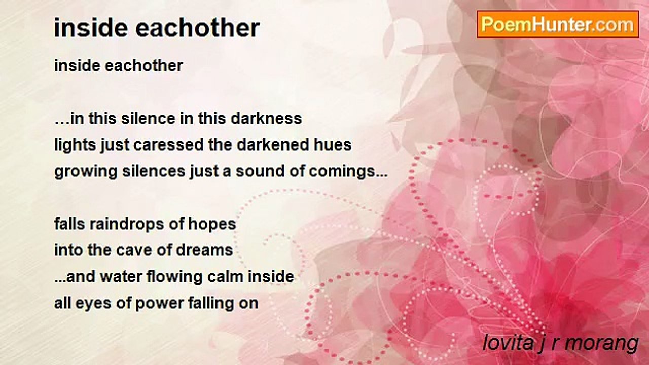 lovita j r morang - inside eachother