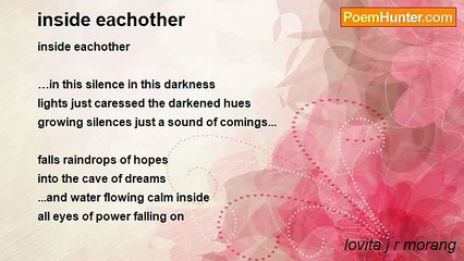 lovita j r morang - inside eachother