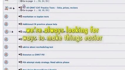 The New Design unveiled at GMAT Club