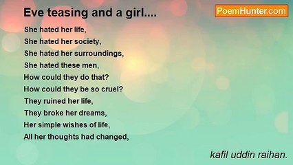 kafil uddin raihan. - Eve teasing and a girl....