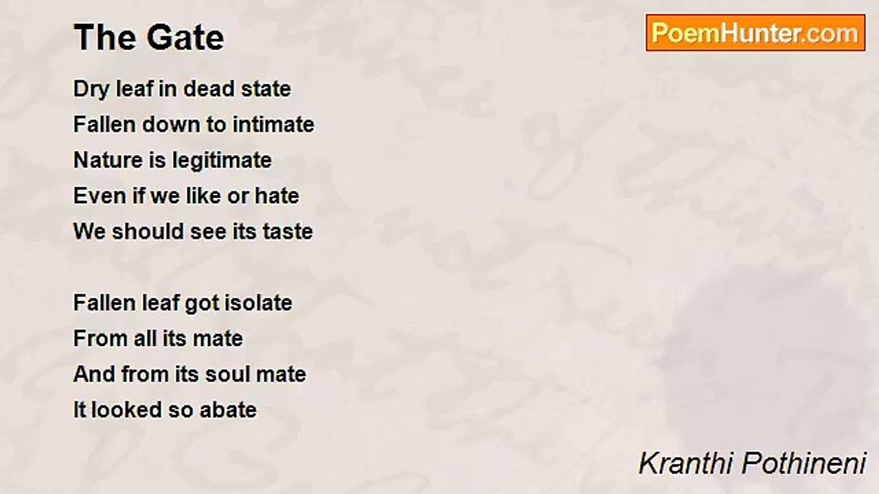 Kranthi Pothineni - The Gate