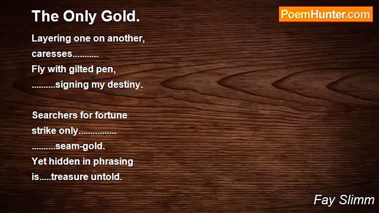 Fay Slimm - The Only Gold.