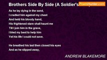 ANDREW BLAKEMORE - Brothers Side By Side (A Soldier's Tale)