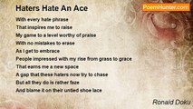 Ronald Doku - Haters Hate An Ace