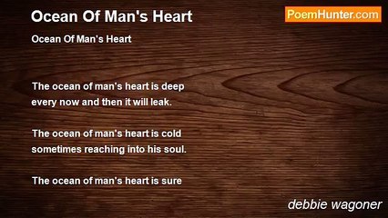 debbie wagoner - Ocean Of Man's Heart