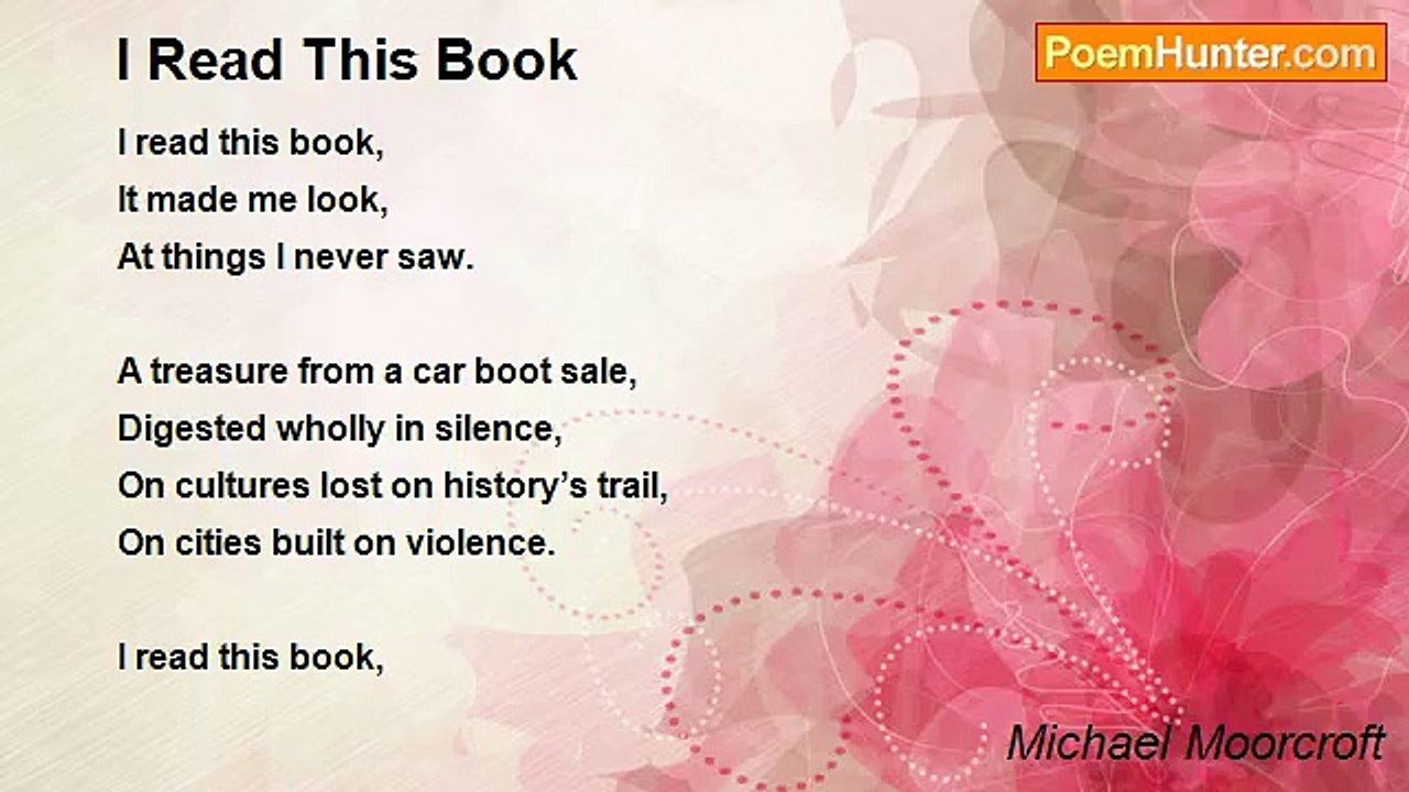 Michael Moorcroft - I Read This Book