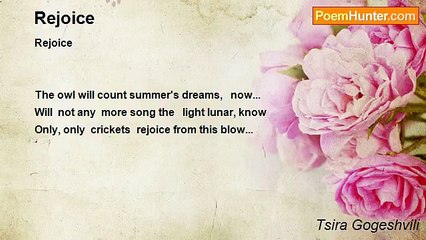 Tsira Gogeshvili - Rejoice