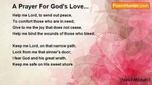 david lessard - A Prayer For God's Love...
