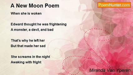 Miranda Van Yperen - A New Moon Poem