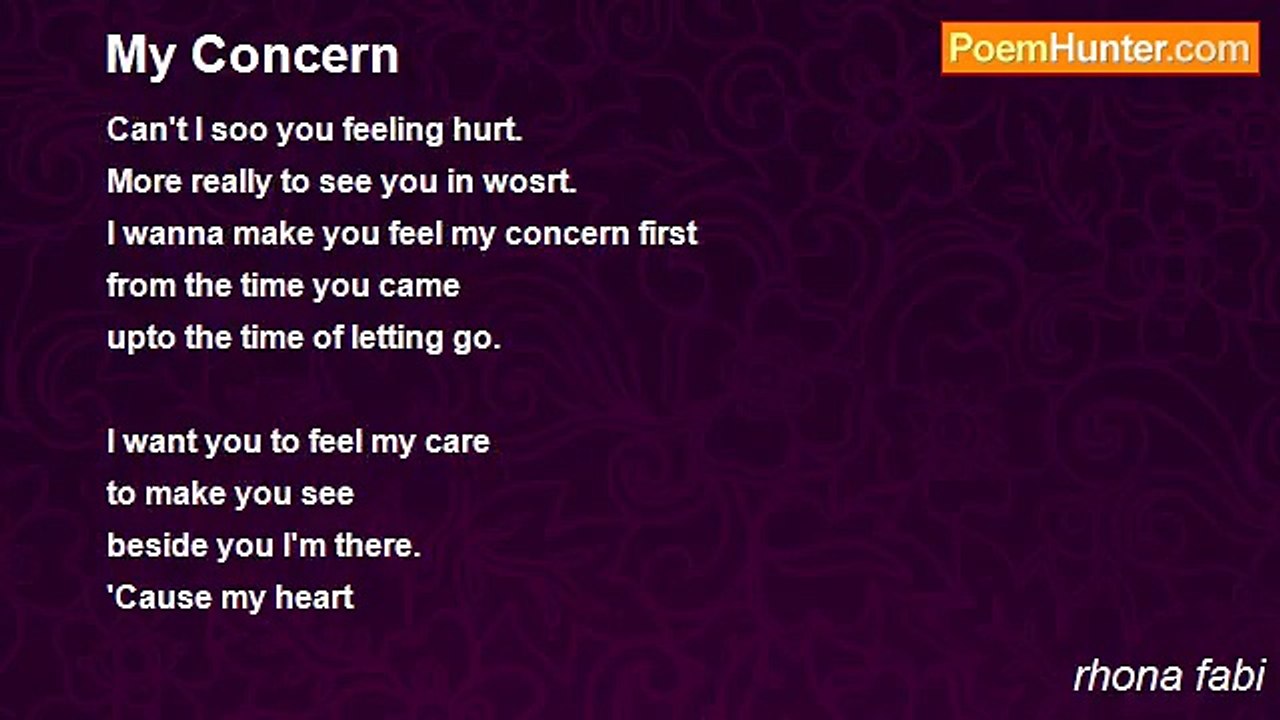 rhona fabi - My Concern