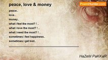 HaZeM PaKKaR - peace, love & money