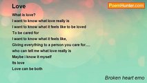 Broken heart emo - Love