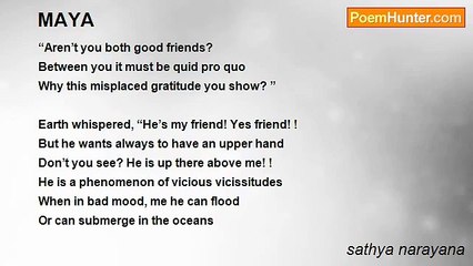 sathya narayana - MAYA