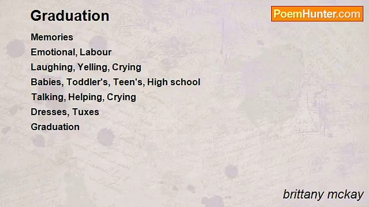 brittany mckay - Graduation