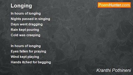 Kranthi Pothineni - Longing