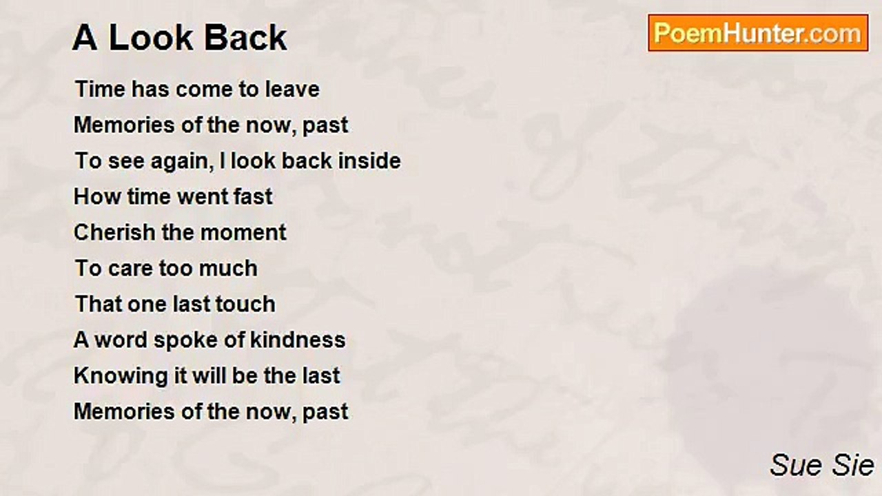 Sue Sie - A Look Back