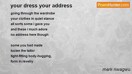 mark nwagwu - your dress your address
