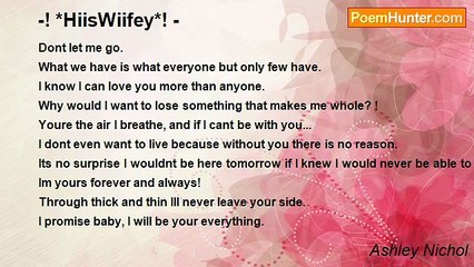 Ashley Nichol - -! *HiisWiifey*! -
