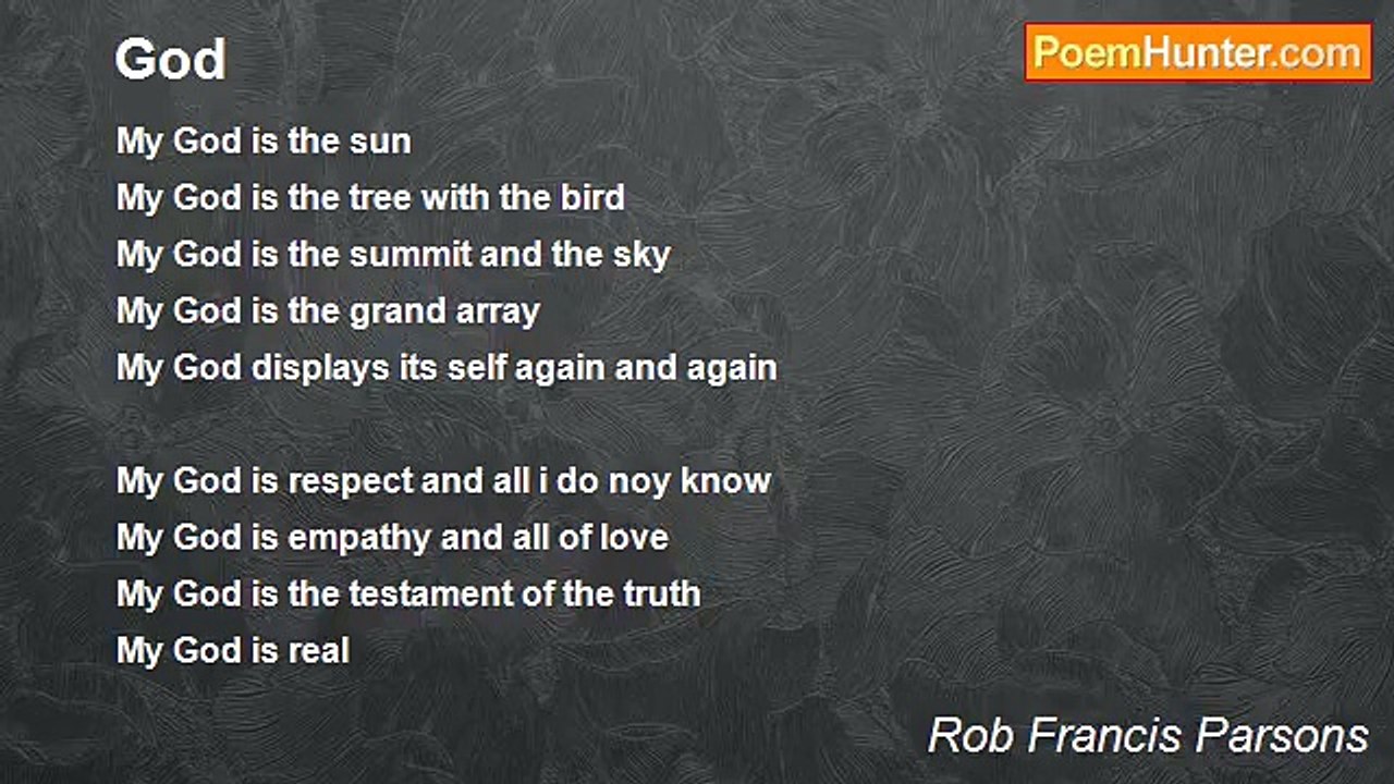 Rob Francis Parsons - God