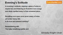 Almedia Knight Oliver - Evening's Solitude