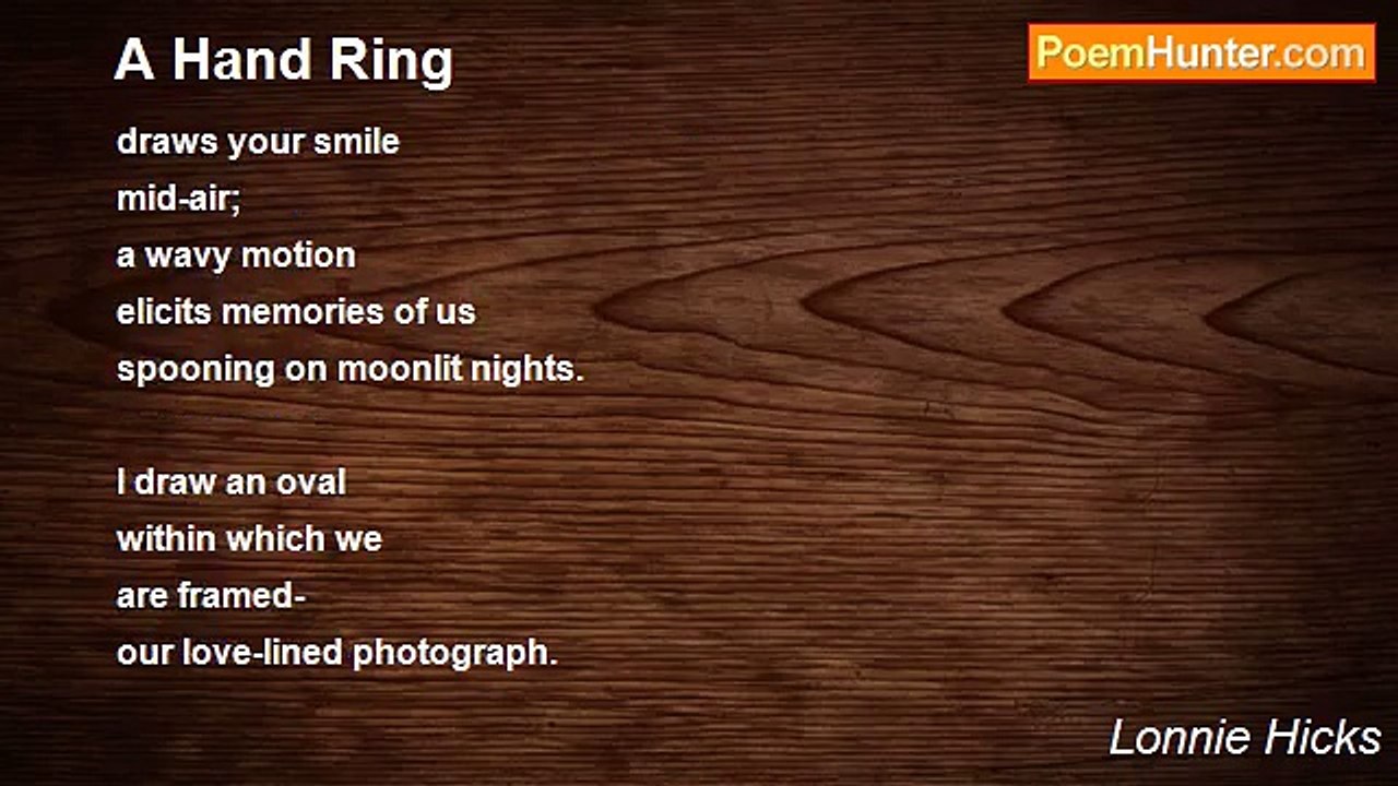 Lonnie Hicks - A Hand Ring
