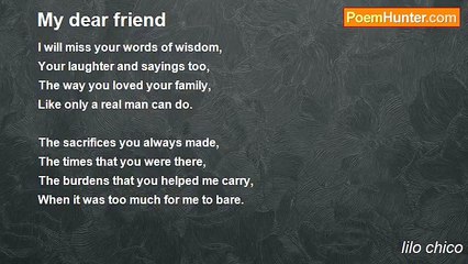 lilo chico - My dear friend