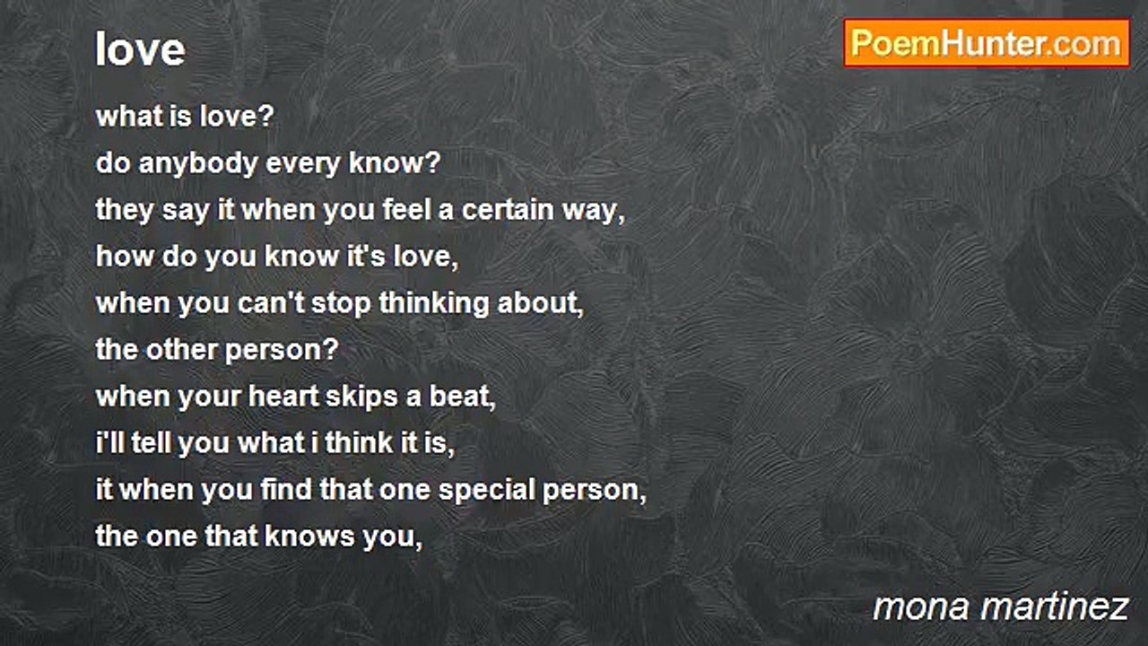 mona martinez - love