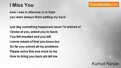 Kumud Ranjan - I Miss You