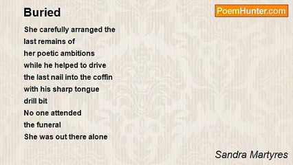 Sandra Martyres - Buried