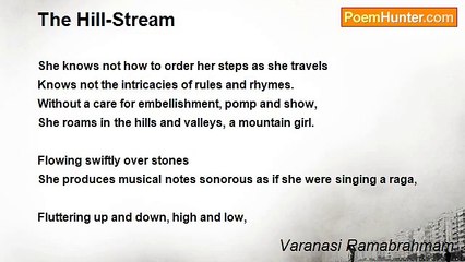 Varanasi Ramabrahmam - The Hill-Stream