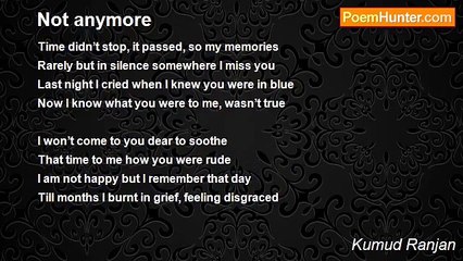 Kumud Ranjan - Not anymore