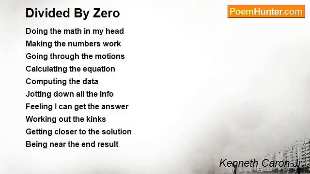 Kenneth Caron Jr. - Divided By Zero