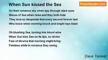 Dave Tanwar - When Sun kissed the Sea