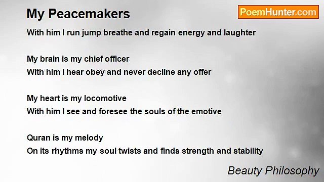 Beauty Philosophy - My Peacemakers