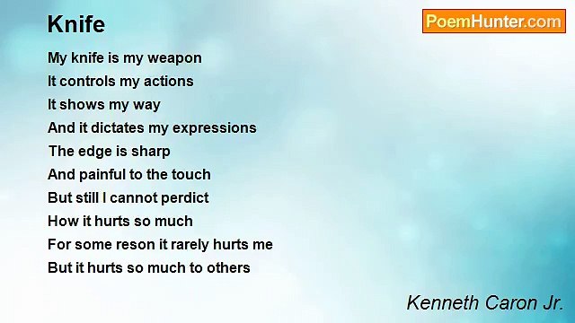 Kenneth Caron Jr. - Knife
