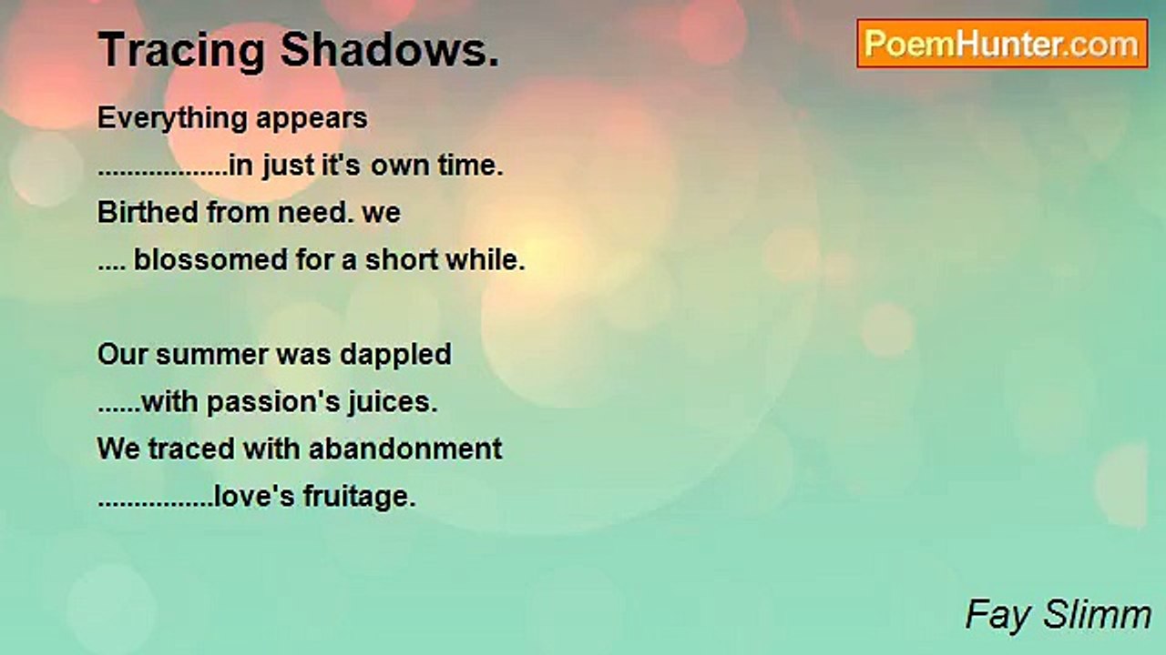 Fay Slimm - Tracing Shadows.