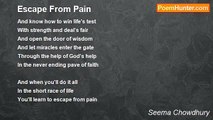 Seema Chowdhury - Escape From Pain