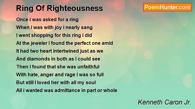 Kenneth Caron Jr. - Ring Of Righteousness