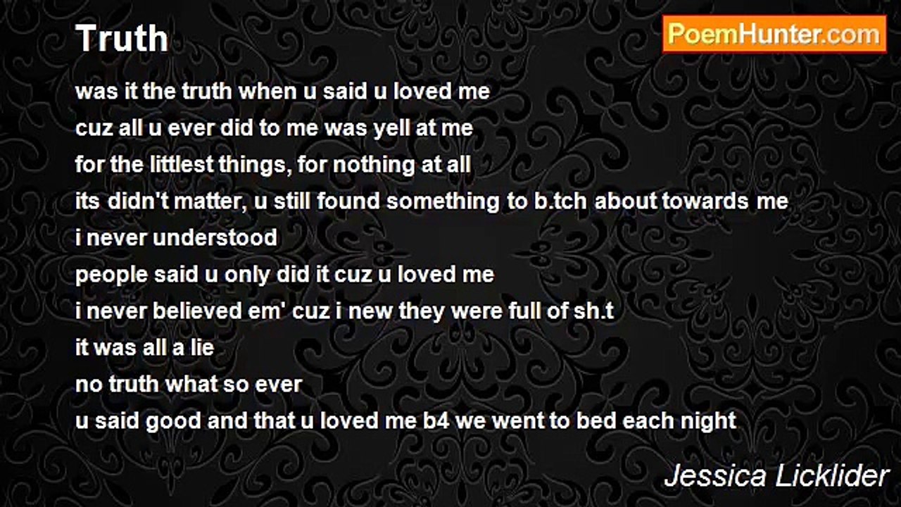 Jessica Licklider - Truth