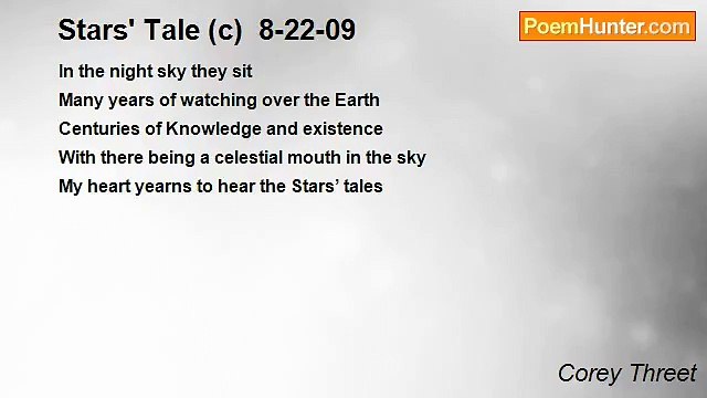 Corey Threet - Stars' Tale (c) 8-22-09