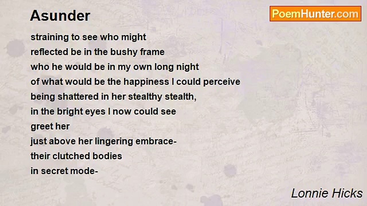 Lonnie Hicks - Asunder