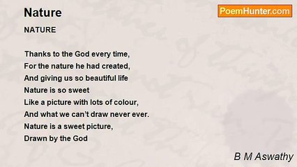 B M Aswathy - Nature