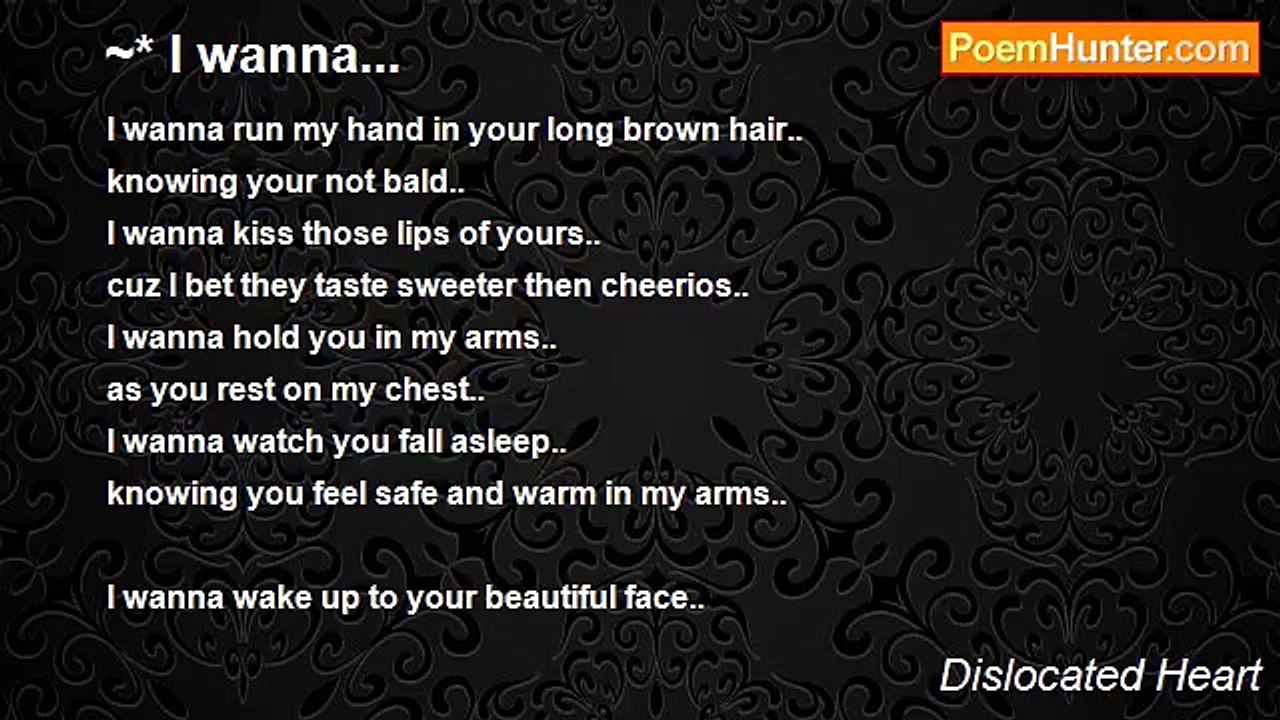Dislocated Heart - ~* I wanna...