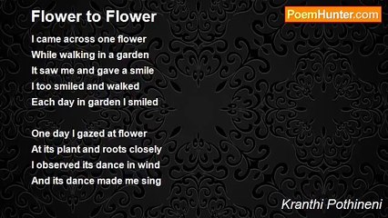 Kranthi Pothineni - Flower to Flower