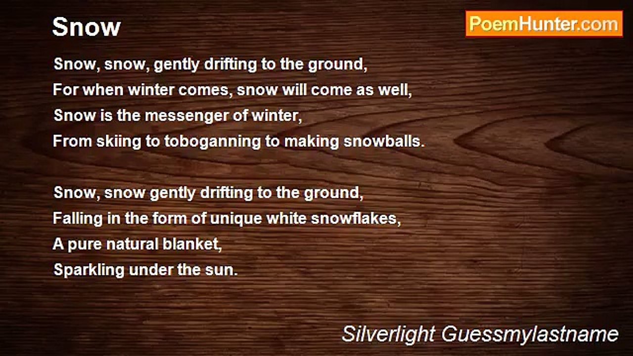 Silverlight Guessmylastname - Snow