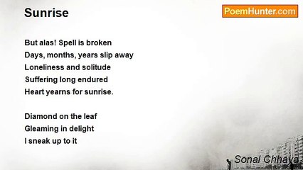 Sonal Chhaya - Sunrise